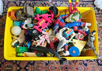 Large Mixed Toy Lot  Spider-Man, Batman, DC, Marvel Action Figures, Vehicles, Animals & More