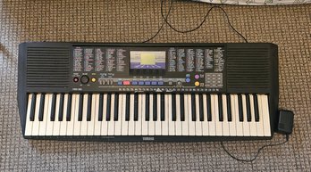 Yamaha PSR-190 Electronic Keyboard With Power Cord - Working