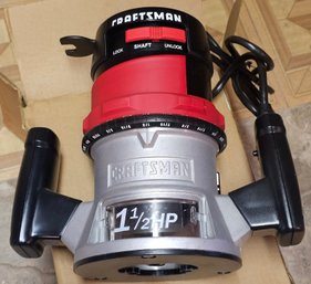 Craftsman 1-1/2 HP Router Model 315.175040- Adjustable Depth Woodworking Power Tool WORKS