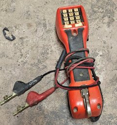Harris-Dracon TS21 Telephone Test Set- Vintage Lineman Butt Set & Phone Line Tester