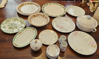 Mixed Fine China & Dinnerware Lot- Mikasa, Royal Court, Enoch Wedgwood, Rosenthal & More