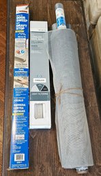 Home Improvement Lot- Frost King Door Sweep, Cordless Vinyl Blind & Phifer Aluminum Insect Screening