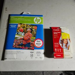 HP Everyday Photo Paper & Canon Photo Paper Glossy Inkjet Paper Assorted Lot