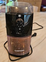 Chefman Electric Burr Coffee Grinder With Adjustable Grind Settings WORKS