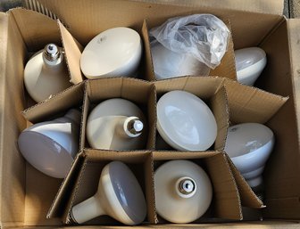 Feit Electric BR40 65W Indoor Flood Recessed Light Bulbs, 120V- Lot Of 10