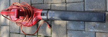 TORO Power Sweep Electric Leaf Blower, Corded Red Yard Lawn Cleanup Blower