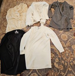Vince, Spanx & 120% Lino Women's Designer Clothing Lot, Jackets, Dress, Linen, Sizes S & One Size