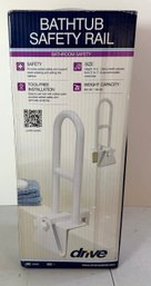 Drive Medical Bathtub Safety Rail 12036 – Adjustable Tub Grab Bar, 300 Lb Capacity, Boxed