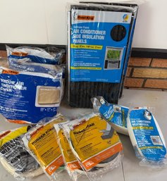 Frost King Window Air Conditioner Insulation Lot – Covers, Foam Weatherseal & Side Panels