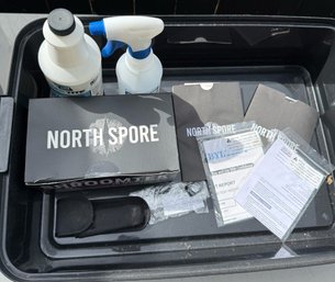 North Spore ShroomTek Mushroom Grow Kit- Harvesting Knife, 70% Isopropyl Alcohol & Supplies