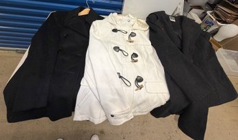 Lot Of 3 - Anne Klein, Calvin Klein & Celebrity Pink Women's Coats Jackets, Size 2 & P4