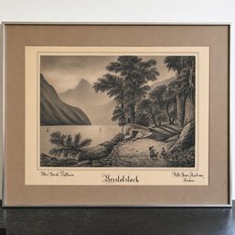 Miss Norah Sullivan Bristolstock Framed Lithograph Print Villa Luna Academy Machine