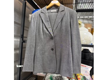 Kate Hill Petite Gray Blazer, Size 8P