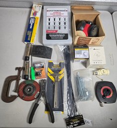 General Vernier Caliper, Lufkin 100-Foot Tape, Pittsburgh Fastener Kit And Shop Tools