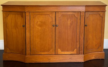 Large Wood 4 Door Media Console TV Stand Storage Cabinet Sideboard Entertainment Center