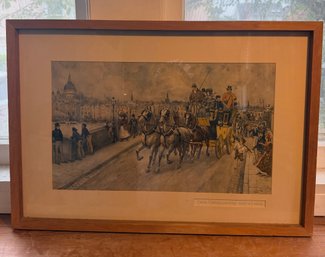 David Copperfield's First Sight Of London Framed Print 27' X 18.5'