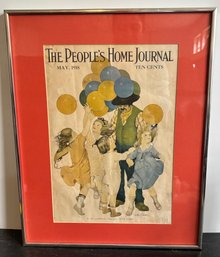 The Peoples Home Journal May 1918 Framed Vintage Magazine Cover Print After Edith H. Butler