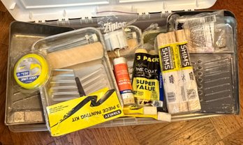 Painting & Home Improvement Supplies Lot, Paint Trays, Rollers, Shims, Chalk Line & Accessories