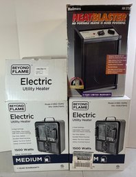 Holmes HeatBlaster HH 970A Portable Heater & 3 Beyond Flame BNS-15DM2 Electric Utility Heaters
