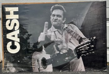 Johnny Cash Black & White Poster 36' X 24'