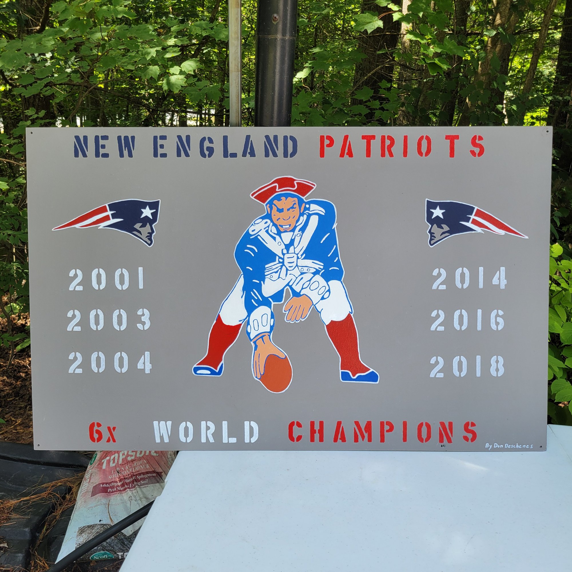 New England Patriots Sign (DD) #62607 | Auctionninja.com