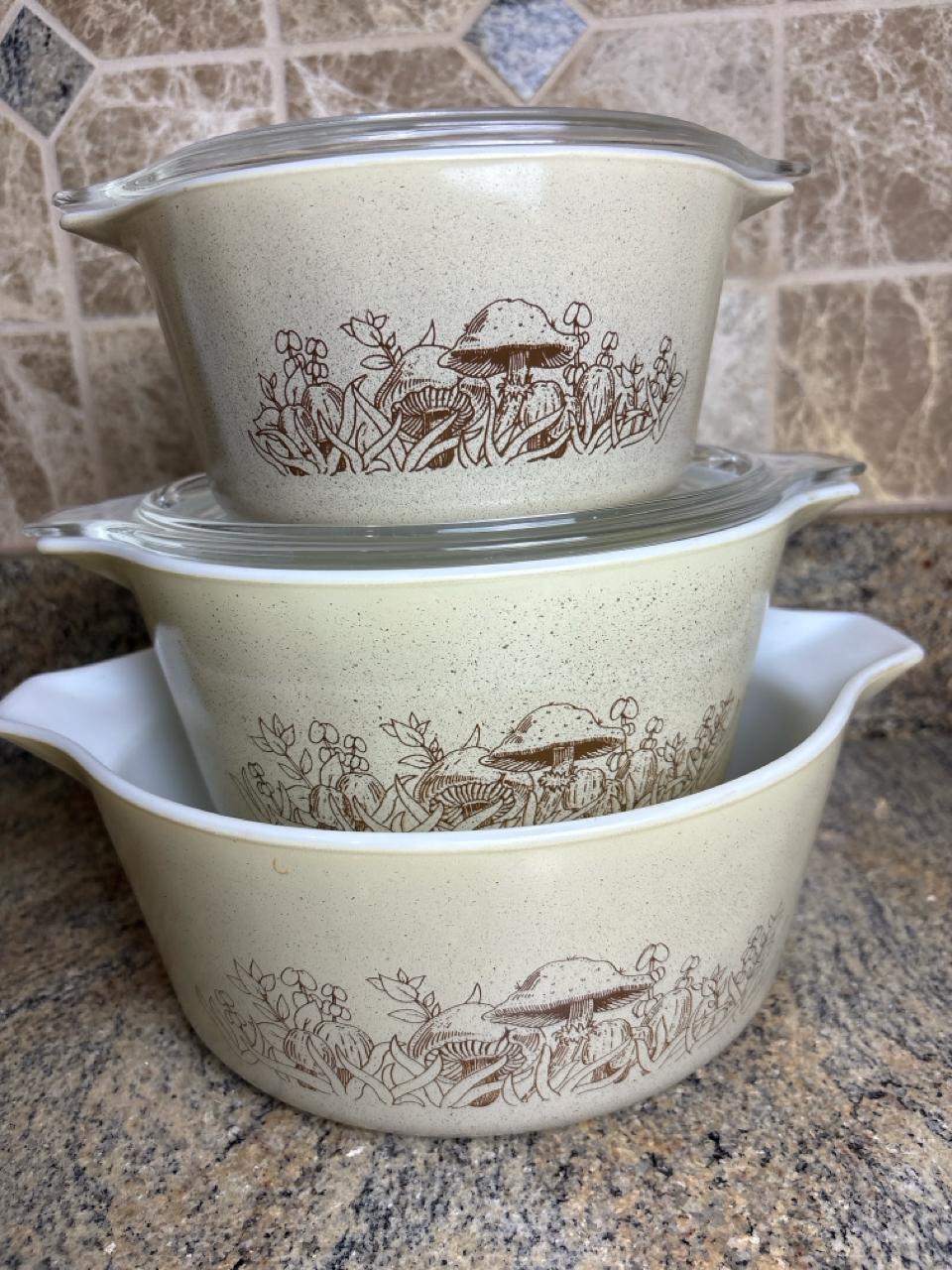 Inspiring Forest Fancies Pyrex Photos