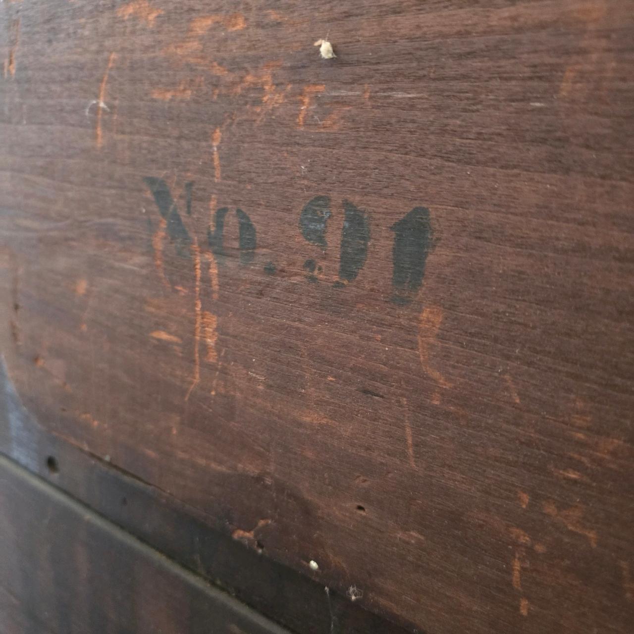 Vintage Oak Drop Front Secretary Desk (BR1) #129694 | Auctionninja.com