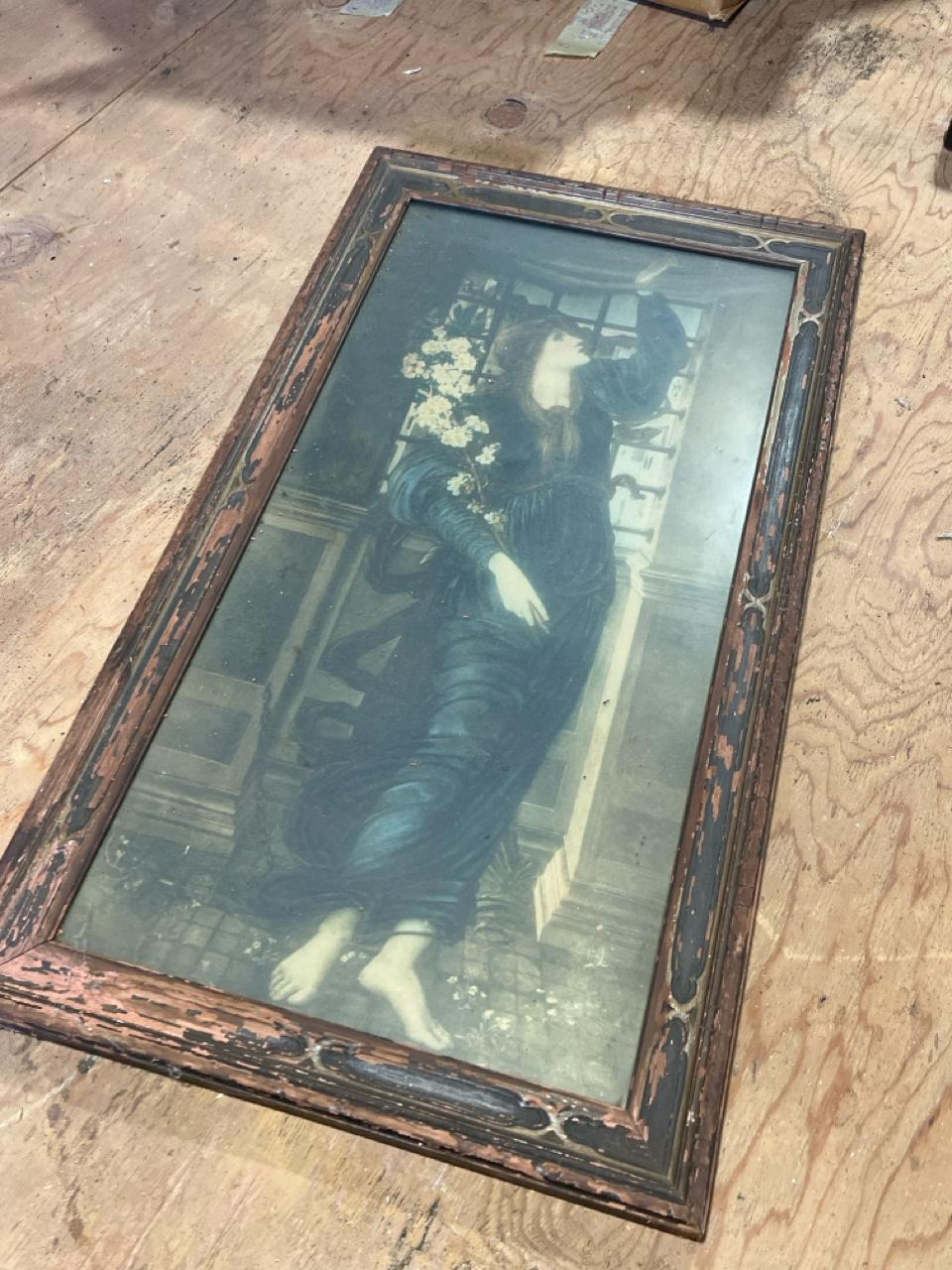 Framed Vintage Print 