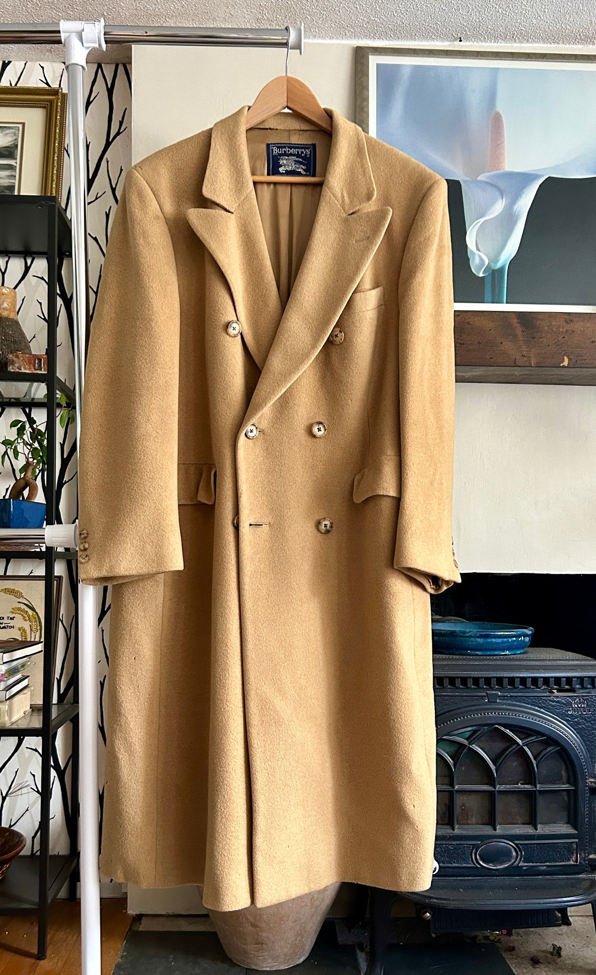 Vintage BURBERRY 100% Camel Hair Coat, Barneys New York (Closet