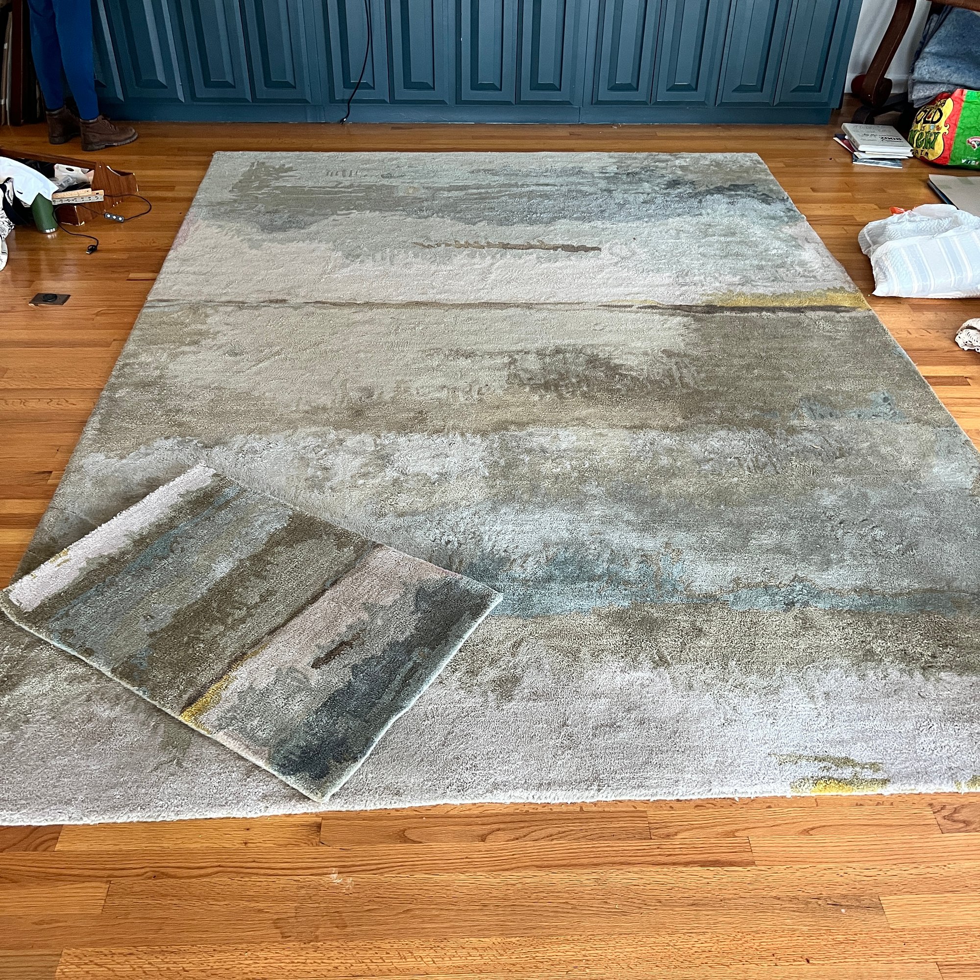 Gorgeous Set Of Blue In Tone Rugs, Sizing In Photos (LR) #77423 ...