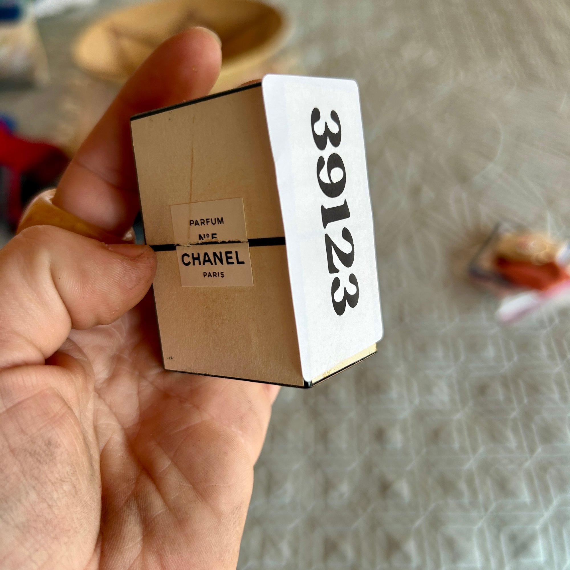 Adorable Vintage CHANEL Number 5 Perfume Bottle With Box - Mini