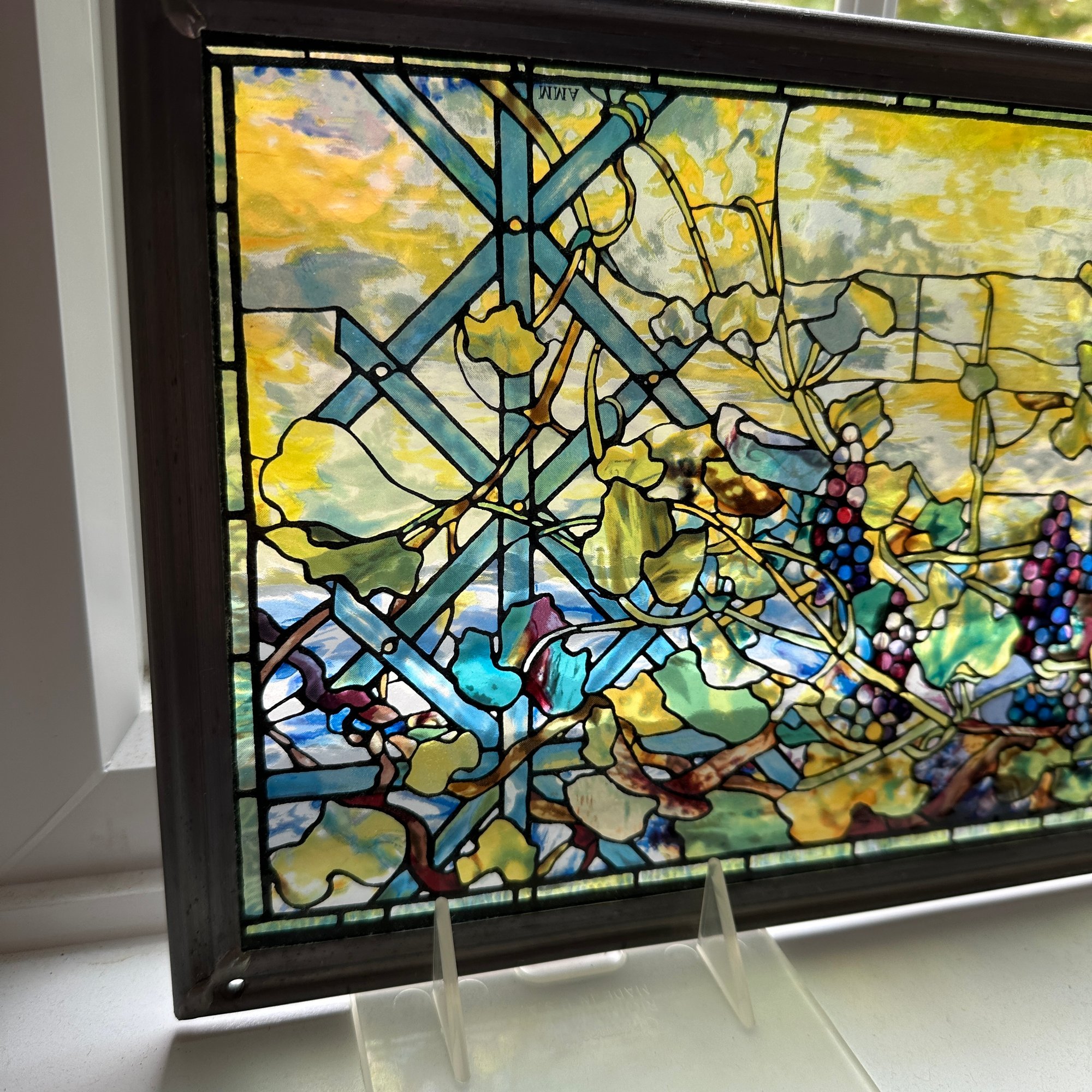 WOW! Large, Intricate Stained Glass Panel (MB) 70899
