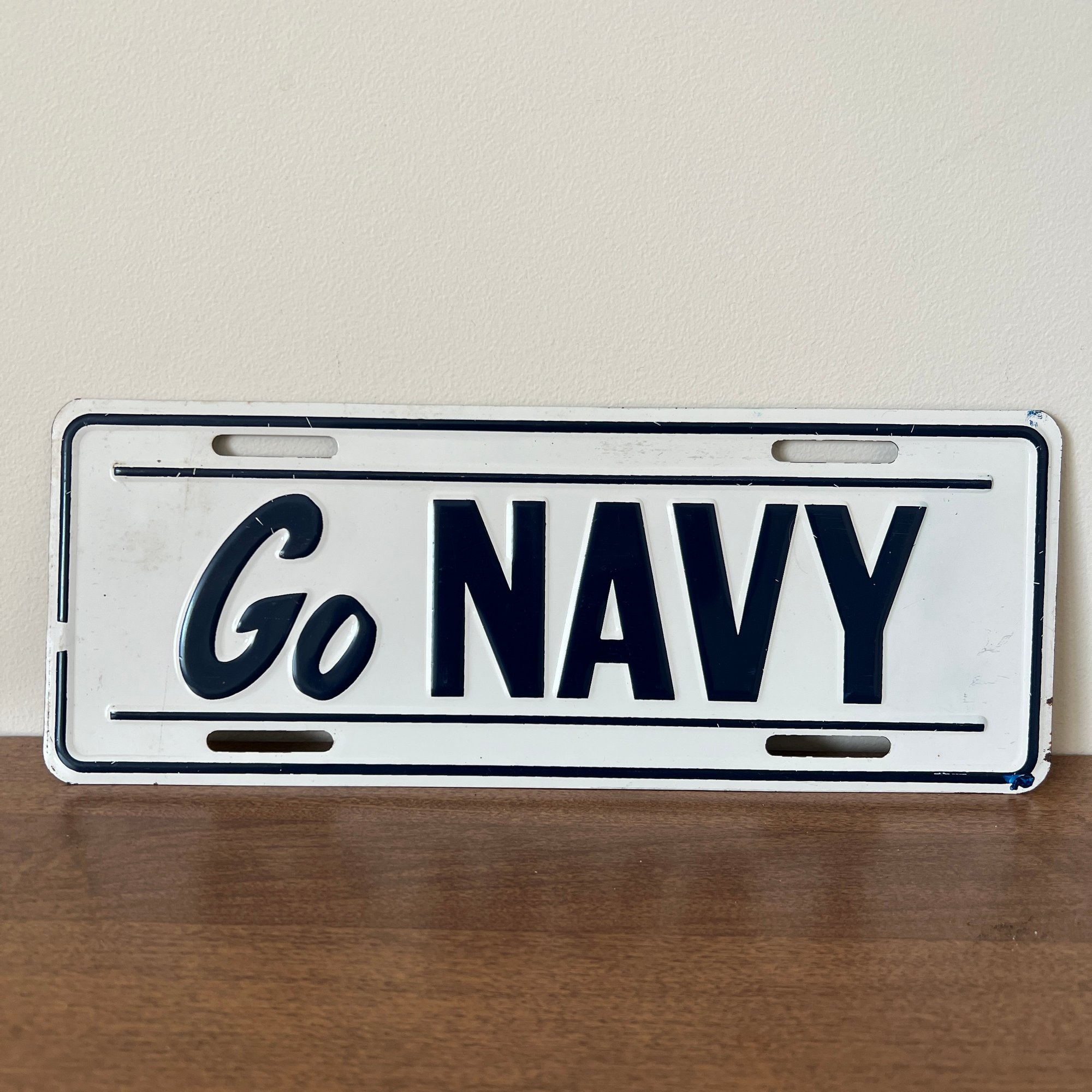 Heavy Duty Go Navy License Plate (LR) #80681 | Auctionninja.com