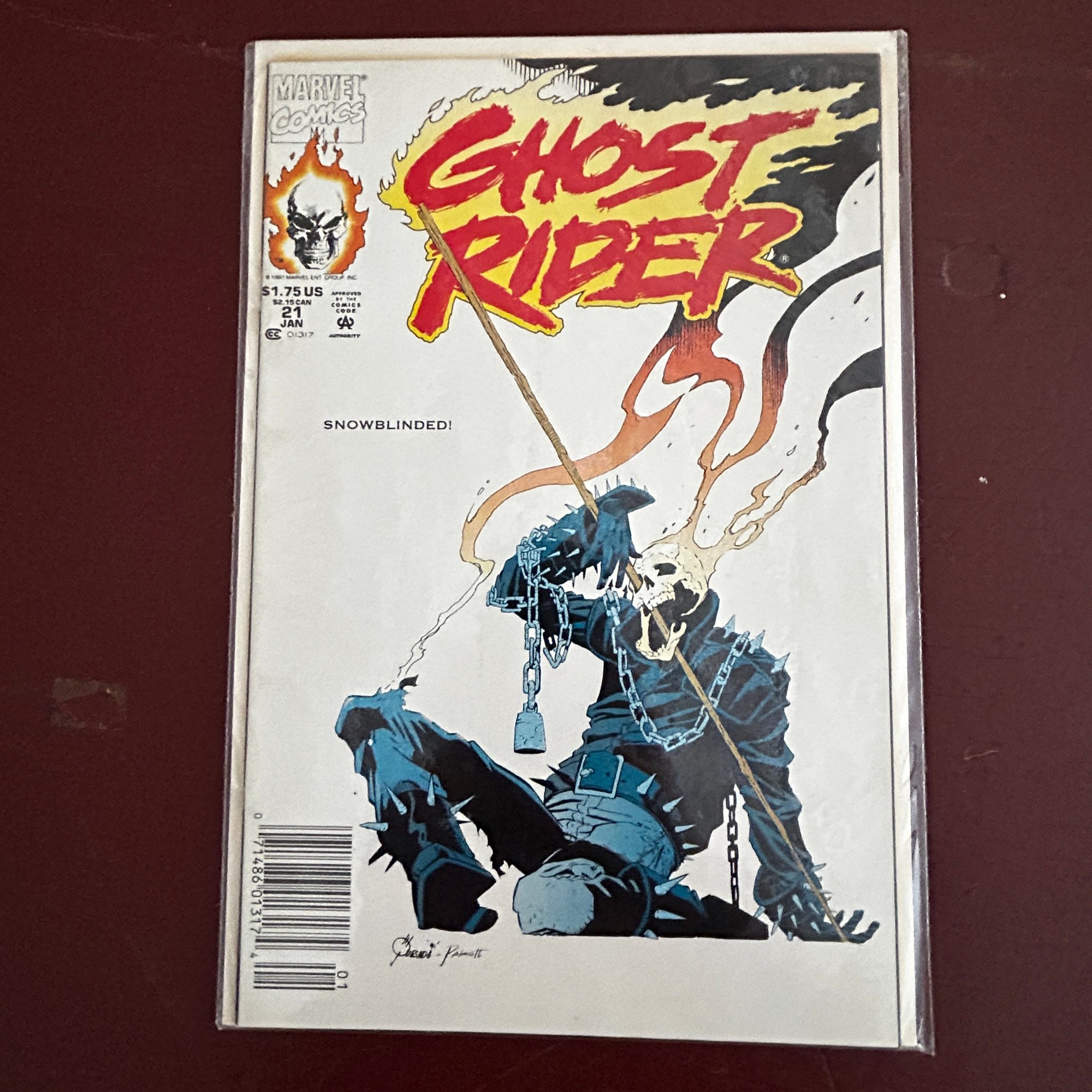 Six Vintage Marvel Comics Ghost Rider Comic Books (IM) #124262 ...