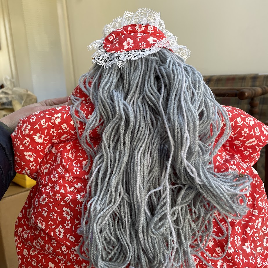 Unique Vintage Old Lady Who Swallowed A Fly Rag Doll By Alma