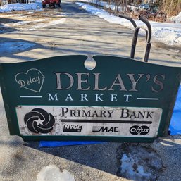 Original Delay's Market Sign #2 - Garage