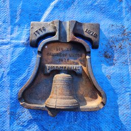 Antique Cast Iron Bicentennial The Liberty Bell - Garage