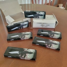 Lot Of 6 Dragoon 1 Hunting Knives (LR)