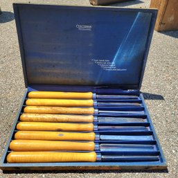 Craftsman Professional Series 8 Piece Wood Lathe Turning Chisels (Garage)