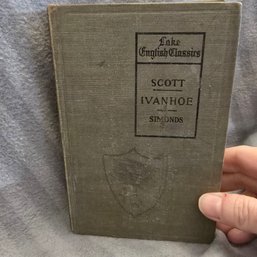 Unique Antique 1919 'Ivanhoe' Sir Walter Scott,  With Drawings And Maiden Name Autograph