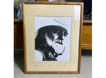 Print Portrait Of Willie Nelson (LR)