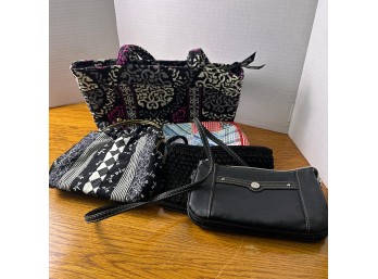 Small Lot Of Handbags, Includes Vera Bradley (LR)