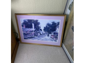 Cottage Garden Scene Art Piece (LR)