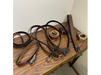 Large Lot Of Assorted Men's Belt (BR)