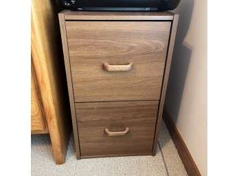 Two-Drawer Wood File Cabinet (Office)