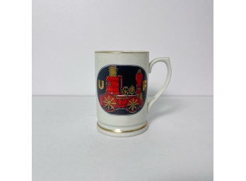 Vintage Price Japan United Firefighter Insurance Steam Engine Mug (BSMT)
