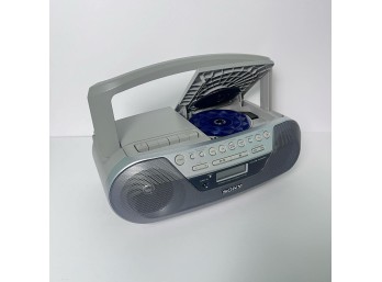 Excellent Sony CD And Cassette Boombox (BSMT)