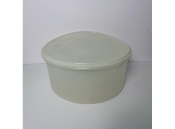 Vintage Made In USA Sheer White Tupperware (BSMT)