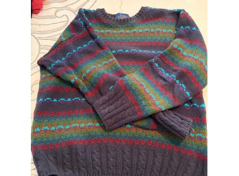 Mens Lobo By Pendleton Mix Colored Sweater Size L (BR)