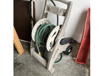 Hose Reel Cart With Garden Hose (Garage2)